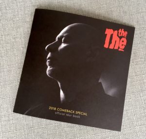 The The Comeback Special 2018 Tour Programme