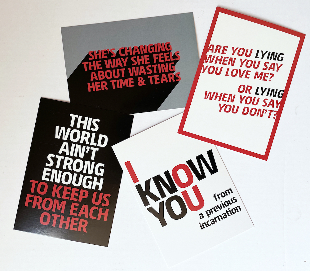 LYRIC POSTCARDS - VOLUME I: LOVE & SEX - Image 5