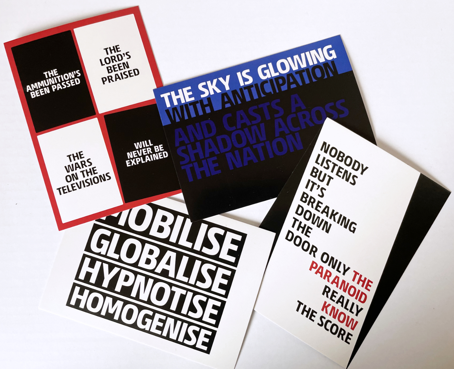 LYRIC POSTCARDS - VOLUME II: WAR & POLITICS - Image 5