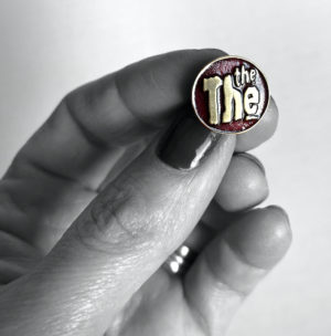 THE THE Petite Enamel Badge