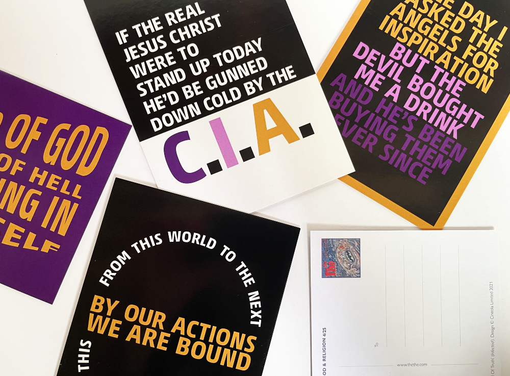 LYRIC POSTCARDS - VOLUME IV: GOD & RELIGION - Image 9