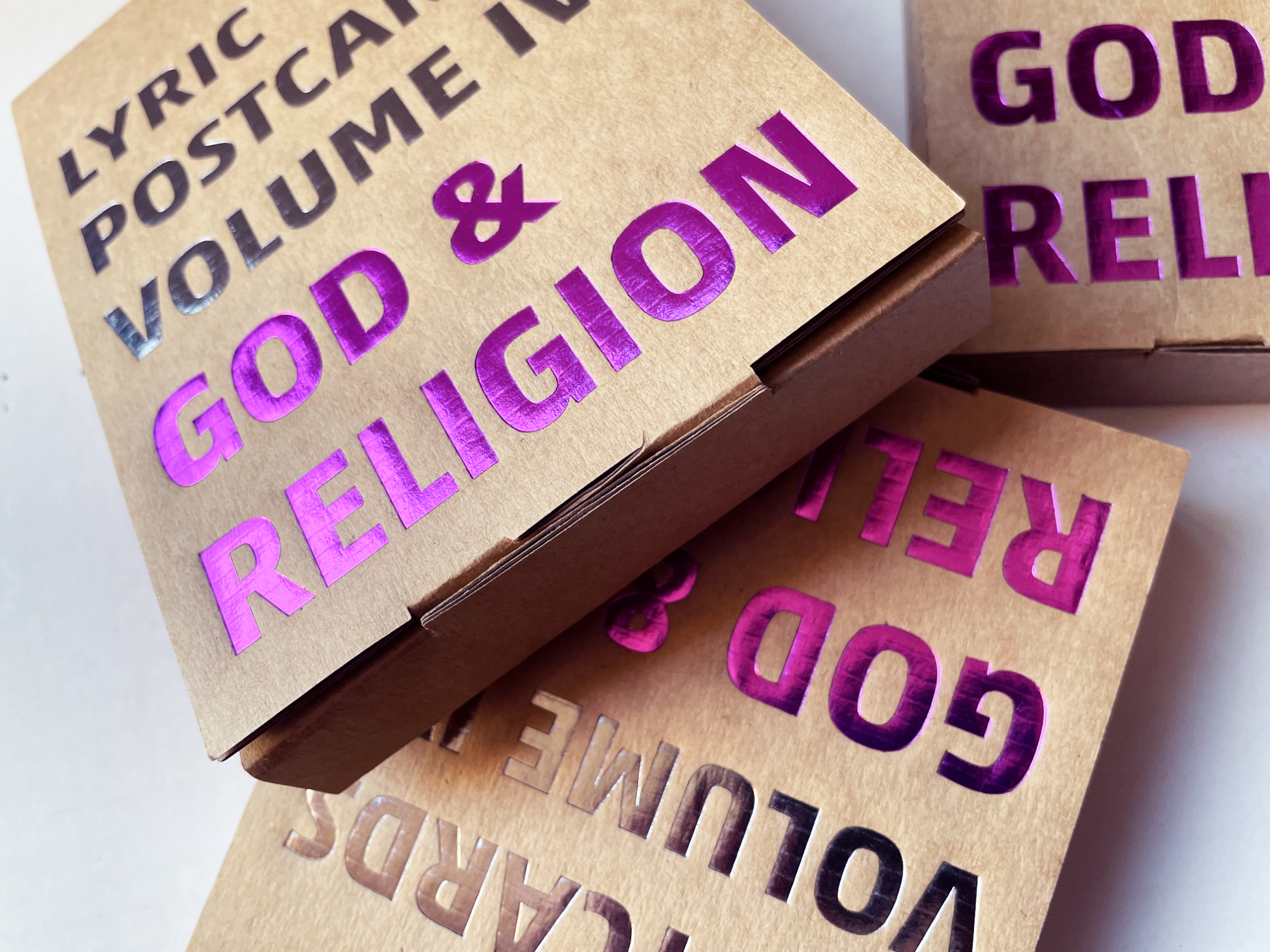 LYRIC POSTCARDS - VOLUME IV: GOD & RELIGION - Image 4