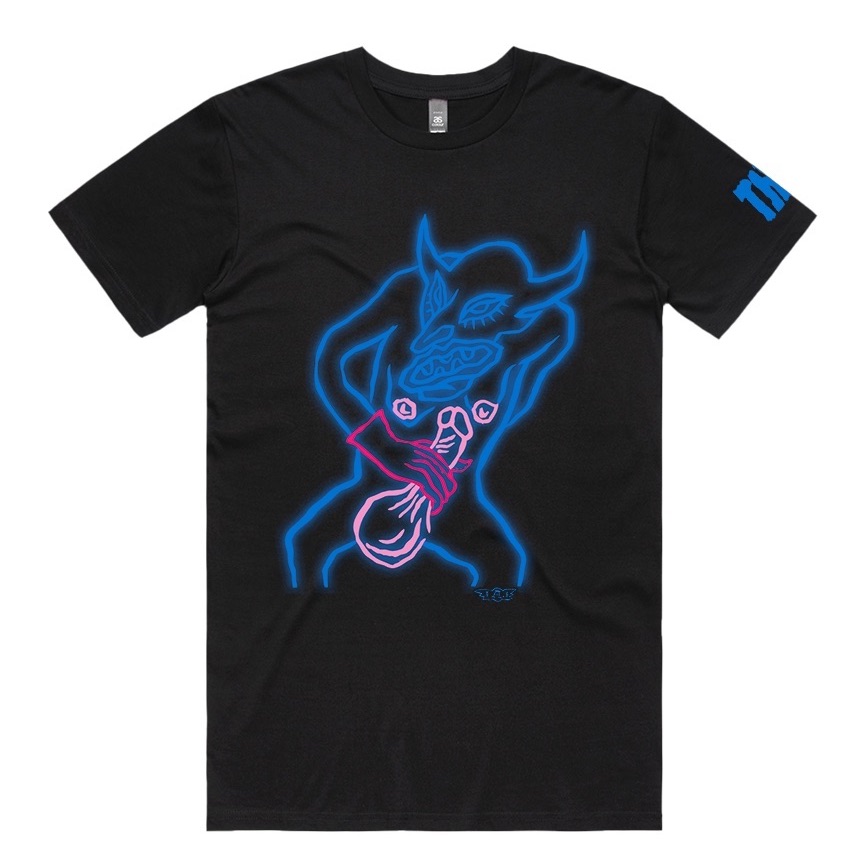 Infected – 'Masturbating Devil' T-Shirt V2