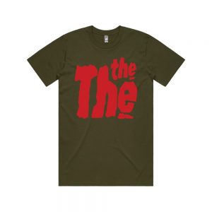 Khaki Green & Red THE THE Logo T-shirt